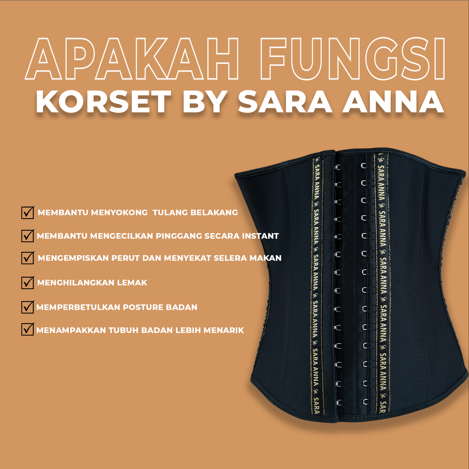 PREMIUM CORSET BY SARA ANNA